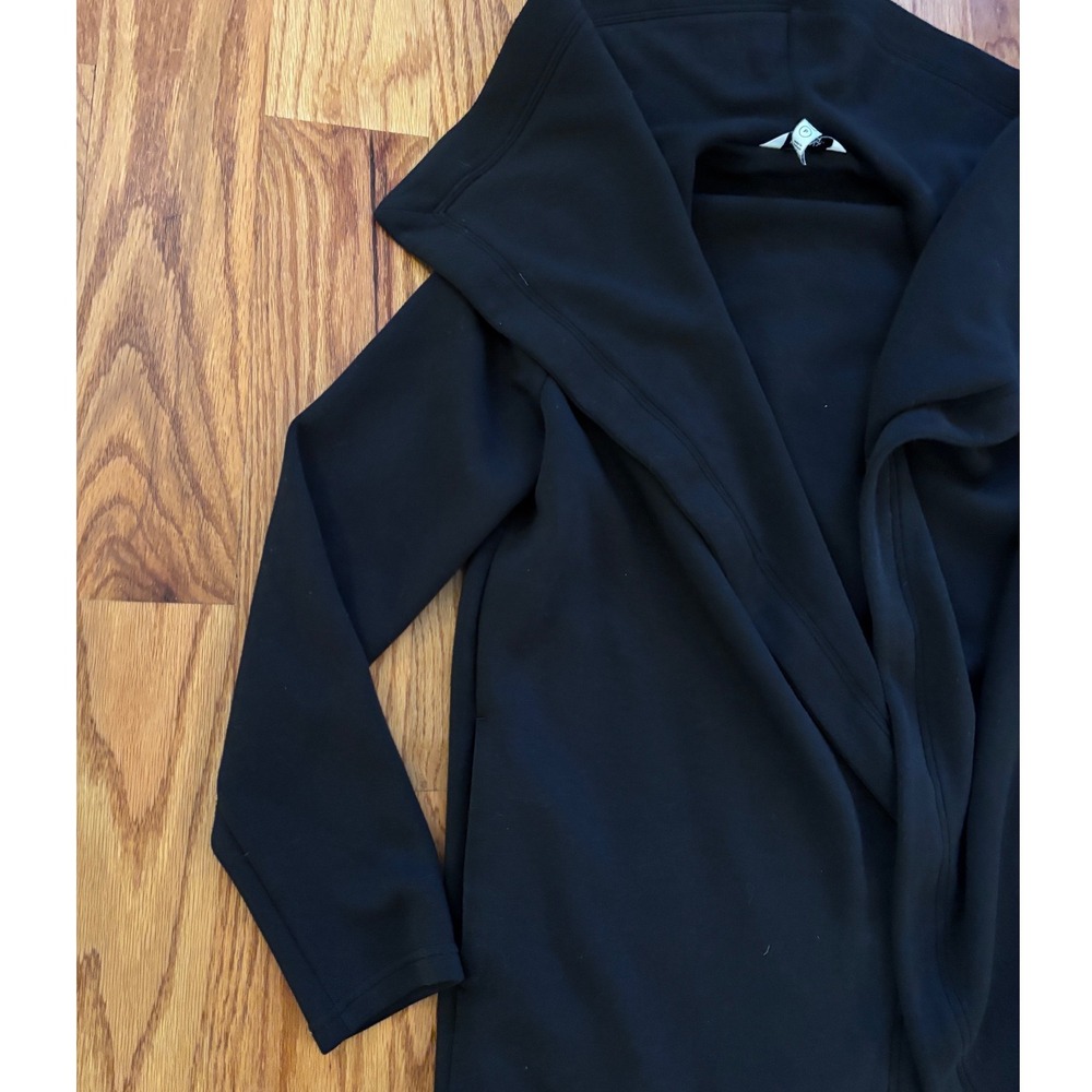 Spanx Airessentials Drape Front Jacket Very Black… - image 2